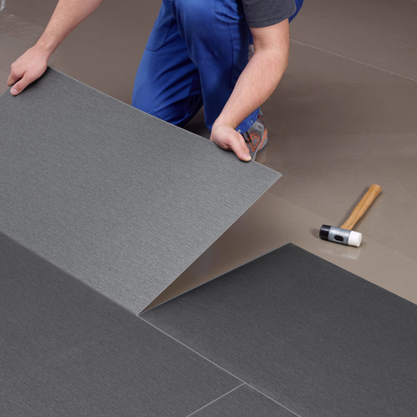 wineo Designboden wineo Designboden Grau Klickverbindung Handwerker