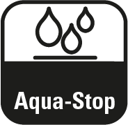 Icon Laminatboden Aqua-Stop-Technologie mit 3 Wassertropfen