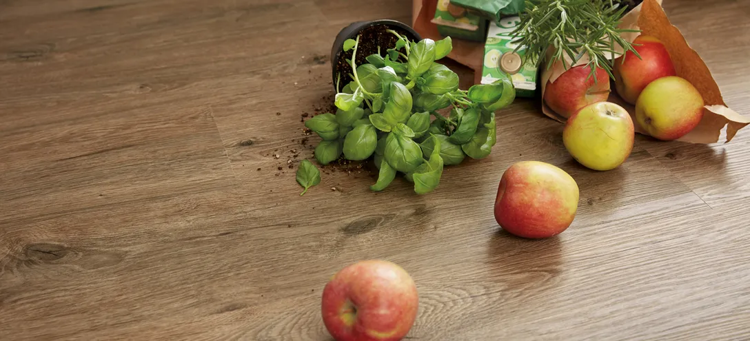 wineo PURLINE Bioboden Küche Obst
