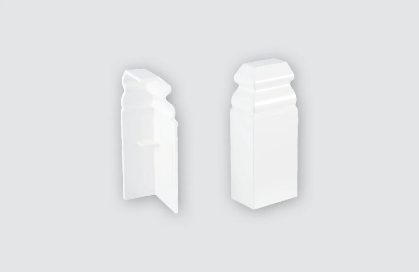 Accessories | End caps 60er Hamburger White | FAK01-80H