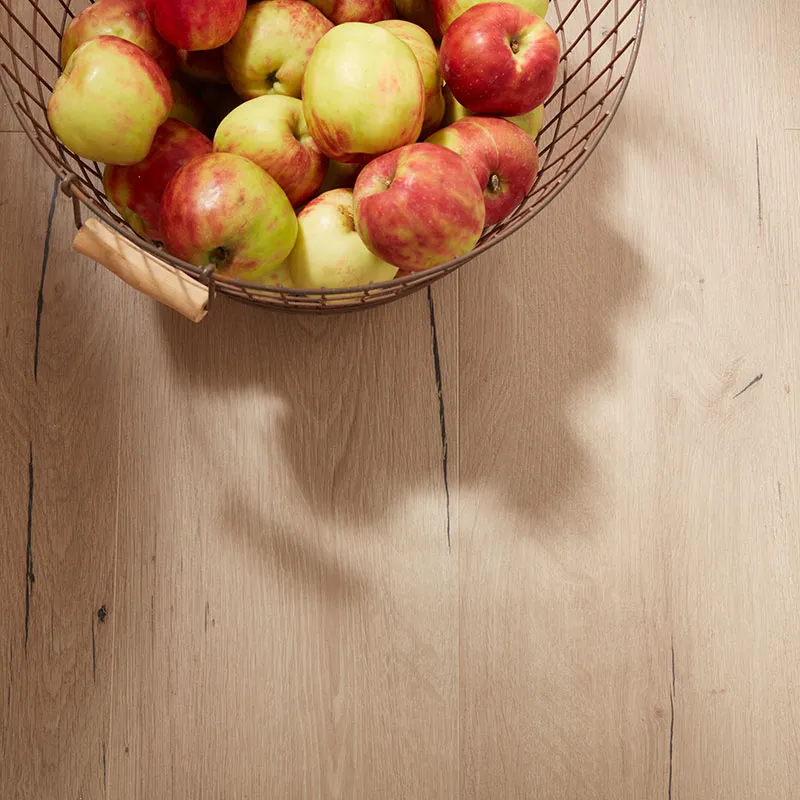 wineo PURLINE Bioboden wineo 1200 rustikale Holzoptik Apfelkorb Äpfel 
