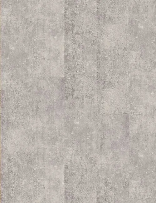 Vinylboden wineo 400 Craft Concrete Grey DB302SL in heller Betonoptik und Fliesenformat