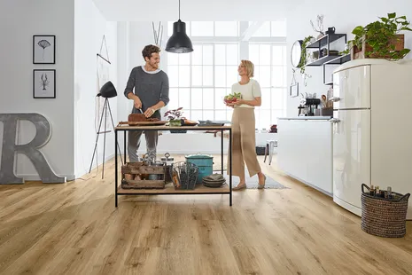 wineo Designboden Küche wineo Designboden für die Küche Vinylboden in der Küche #LisbonLoft RLC192W6